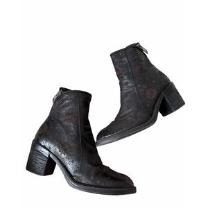 A.S.98 Boots Jase Floral Leather Boho Brown size 40